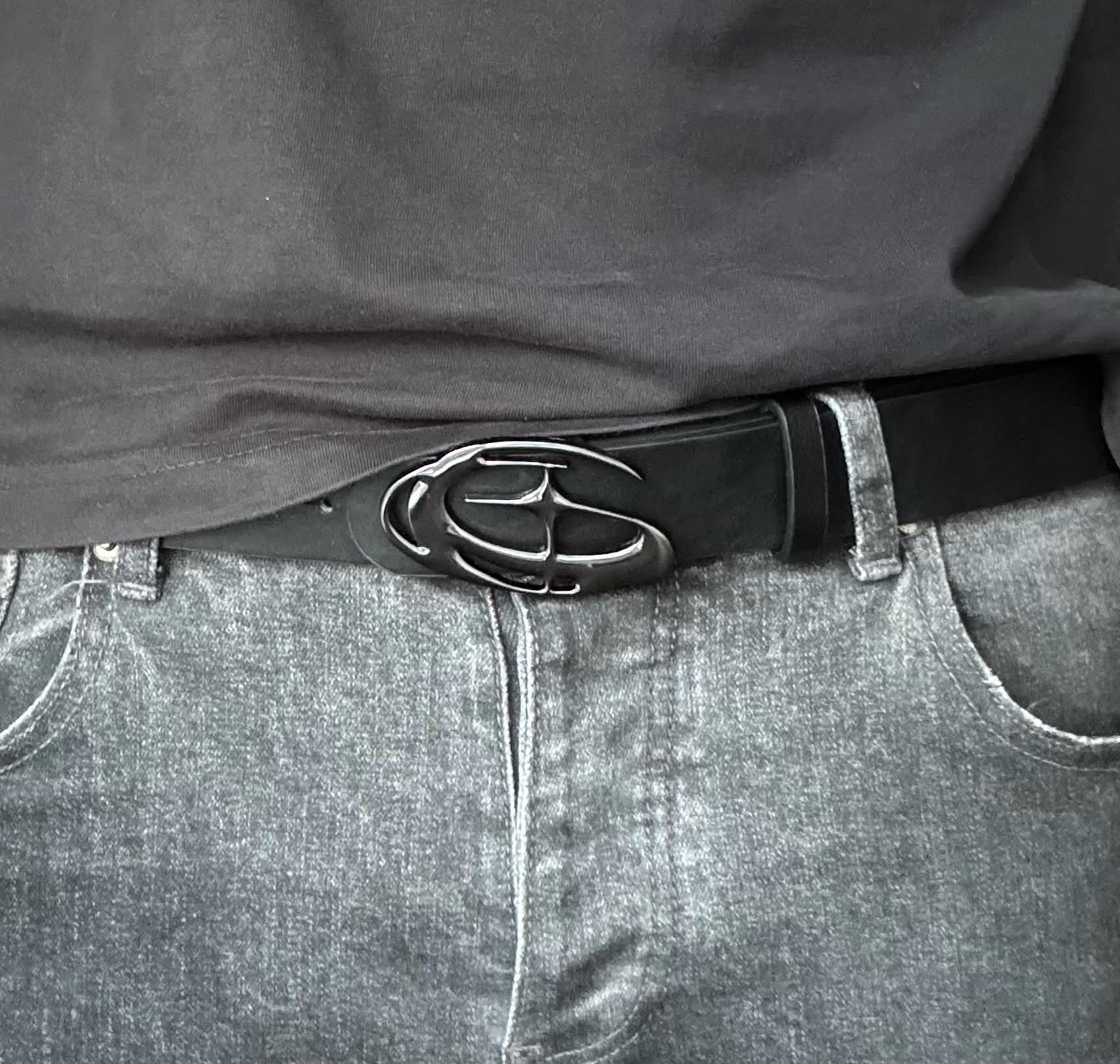 Ceron Belt - Signature Buckle Black